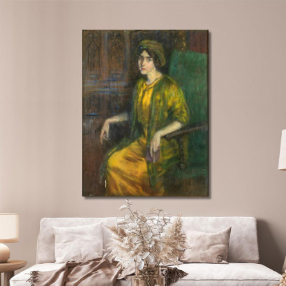 Laura Dreyfus Barney Alice Pike Barney apb57 quadro stampato su tela