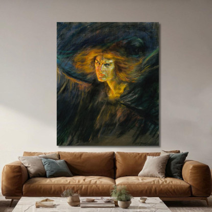 Lucifero Natalie Clifford Barney Alice Pike Barney apb64 quadro stampato su tela