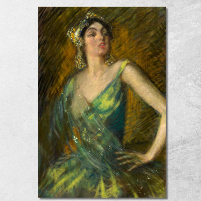 Ruth St. Denis Alice Pike Barney apb95 quadro stampato su tela