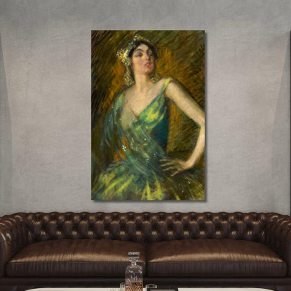 Ruth St. Denis Alice Pike Barney apb95 quadro stampato su tela