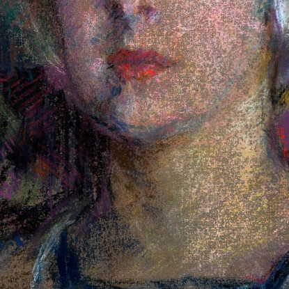Il Turbante Bianco Alice Pike Barney apb121 quadro stampato su tela