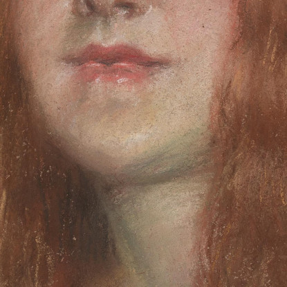 Donna Con I Capelli Rossi Alice Pike Barney apb127 quadro stampato su tela