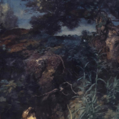 La Caccia Di Diana Arnold Böcklin abk8 quadro stampato su tela