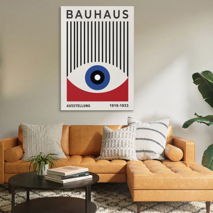 Quadro Visione Bauhaus Geometria E Simmetria Nell'Estetica Moderna Bauhaus Style bhs6 quadro stampato su tela