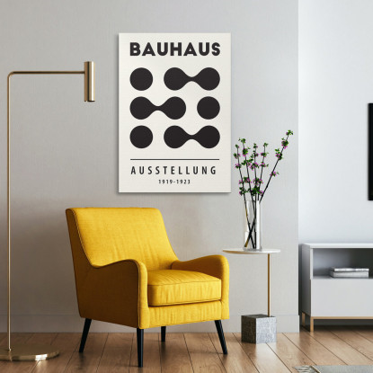 Quadro Bauhaus Forme Monocromatiche In Movimento Bauhaus Style bhs8 quadro stampato su tela