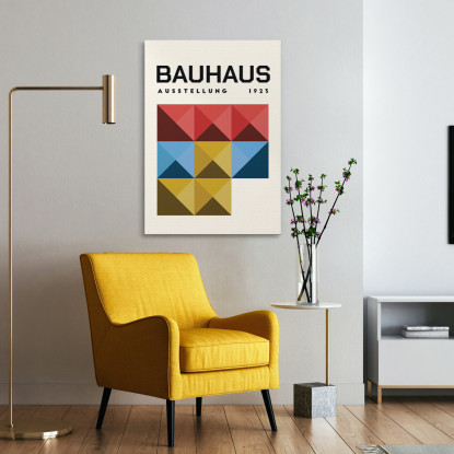 Quadro Bauhaus Composizione Geometrica Astratta Bauhaus Style bhs13 quadro stampato su tela