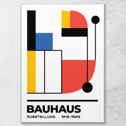 Quadro Bauhaus Forme Geometriche Modulari Bauhaus Style bhs29 quadro stampato su tela