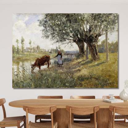 Campagna Vicino A Grez-Sur-Loing Camille Pissarro cps22 quadro stampato su tela