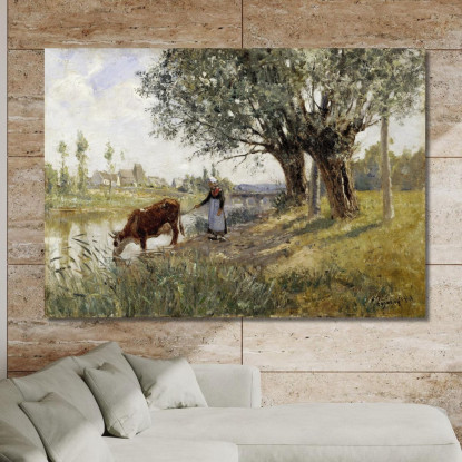 Campagna Vicino A Grez-Sur-Loing Camille Pissarro cps22 quadro stampato su tela