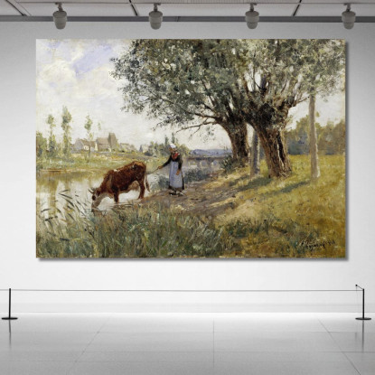 Campagna Vicino A Grez-Sur-Loing Camille Pissarro cps22 quadro stampato su tela