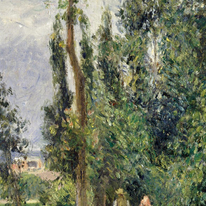 Côte Des Grouettes Vicino A Pontoise Camille Pissarro cps23 quadro stampato su tela