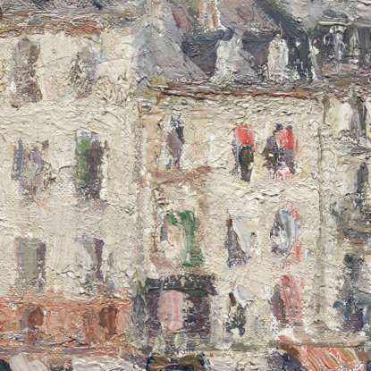 Mercato Del Pesce 1902 Camille Pissarro cps25 quadro stampato su tela