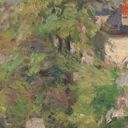 Giardino In Pieno Sole Le Jardin Au Grand Soleil Pontoise Camille Pissarro cps28 quadro stampato su tela