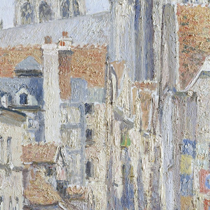 Drogheria Street Rouen 1898 Camille Pissarro cps29 quadro stampato su tela