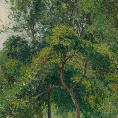 Eragny Del Mattino Nei Pagliai Camille Pissarro cps33 quadro stampato su tela
