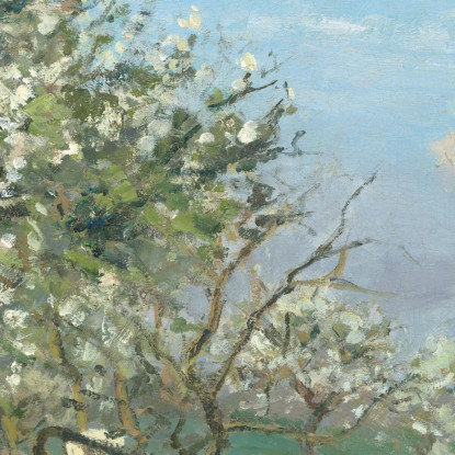 Frutteto In Fiore Louveciennes 1872 Camille Pissarro cps45 quadro stampato su tela