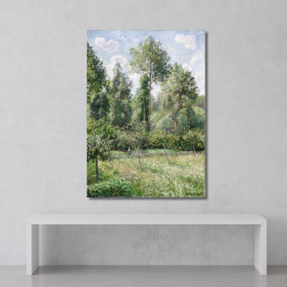 Pioppi Éragny 1895 Camille Pissarro cps57 quadro stampato su tela