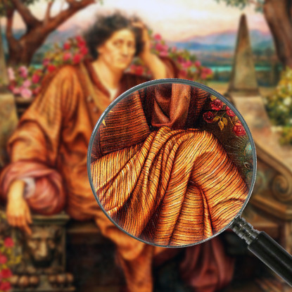 Un'Anima All'Inferno Evelyn De Morgan emg1 quadro stampato su tela