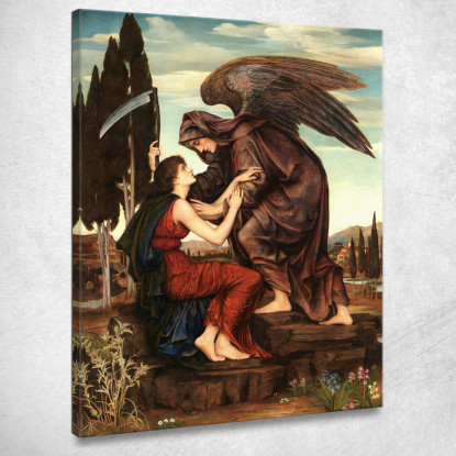 Angelo Della Morte Evelyn De Morgan emg2 quadro stampato su tela