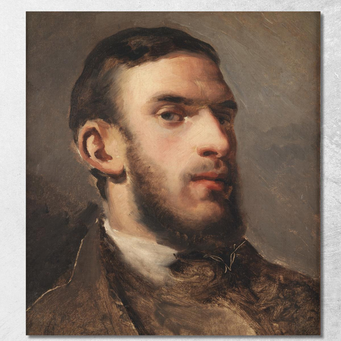 Autoritratto 18571858 Camille Pissarro cps64 quadro stampato su tela