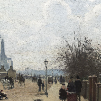 Il Palazzo Di Cristallo 1871 Camille Pissarro cps74 quadro stampato su tela