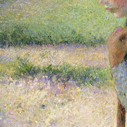 Due Giovani Contadine Camille Pissarro cps99 quadro stampato su tela