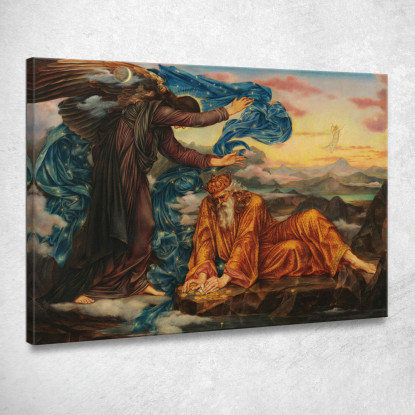 Legato Alla Terra Evelyn De Morgan emg14 quadro stampato su tela