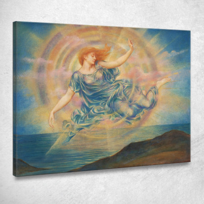 Stella Della Sera Sul Mare Evelyn De Morgan emg15 quadro stampato su tela