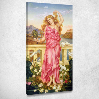 Elena Di Troia Evelyn De Morgan emg19 quadro stampato su tela