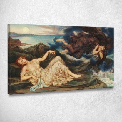 Porto Dopo Il Mare In Tempesta Evelyn De Morgan emg25 quadro stampato su tela