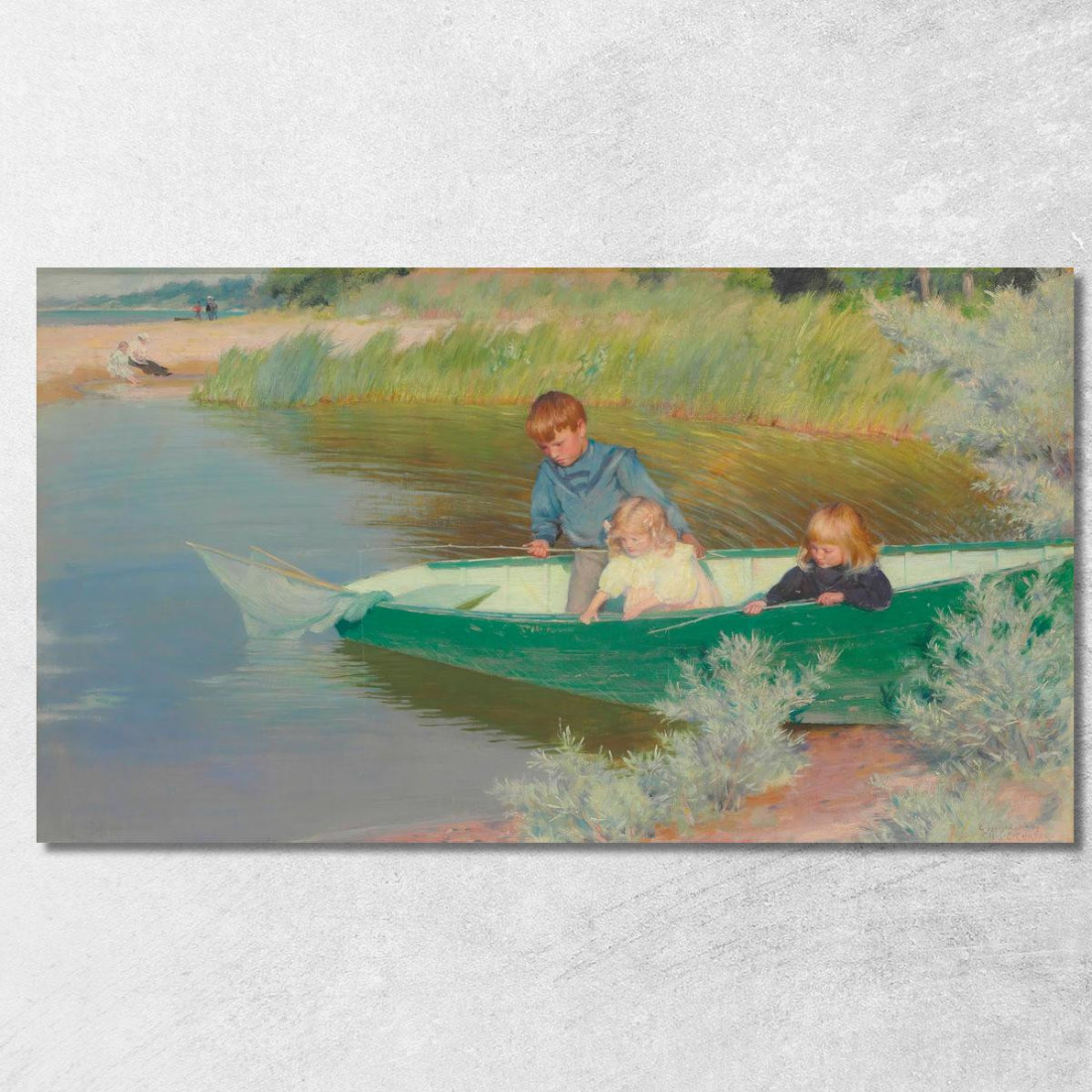 Grandi Aspettative Charles Courtney Curran ccc10 quadro stampato su tela
