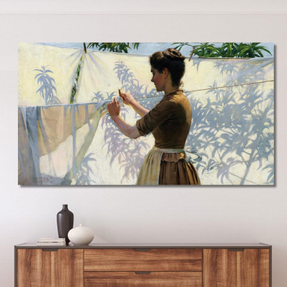 Ombre Charles Courtney Curran ccc22 quadro stampato su tela
