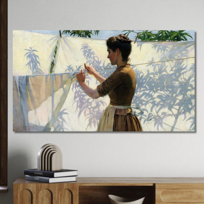 Ombre Charles Courtney Curran ccc22 quadro stampato su tela