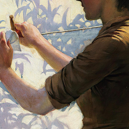 Ombre Charles Courtney Curran ccc22 quadro stampato su tela