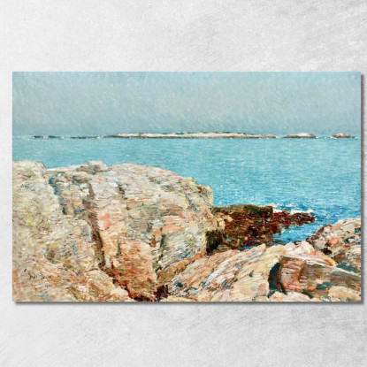 Isola Delle Anatre Childe Hassam chs15 quadro stampato su tela