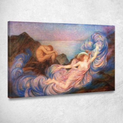 Crepuscolo Evelyn De Morgan emg31 quadro stampato su tela