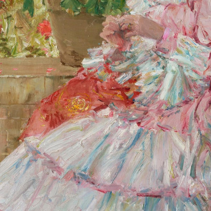 Gerani Childe Hassam chs23 quadro stampato su tela