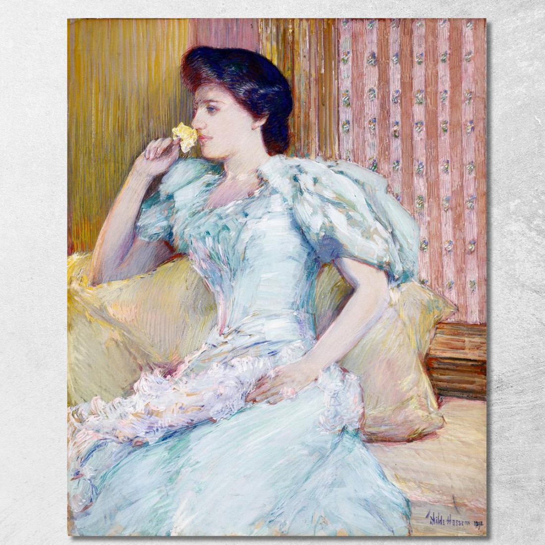 Lillie Lillie Langtry Childe Hassam chs34 quadro stampato su tela