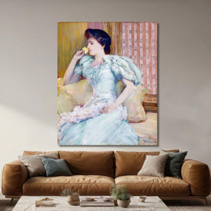 Lillie Lillie Langtry Childe Hassam chs34 quadro stampato su tela