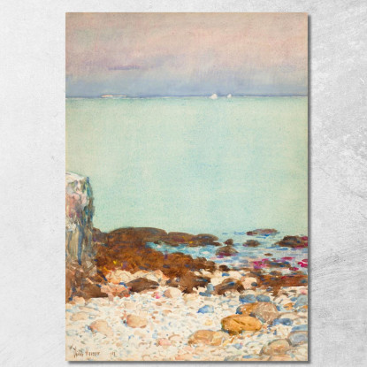 Bassa Marea Isole Di Shoals 2 Childe Hassam chs35 quadro stampato su tela