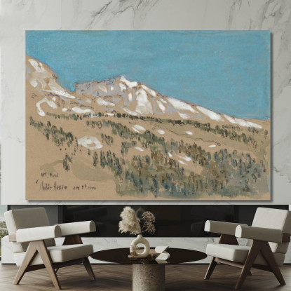 Monte Hoodoregon Childe Hassam chs40 quadro stampato su tela