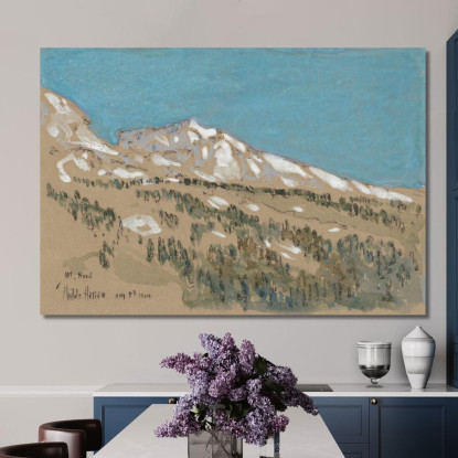 Monte Hoodoregon Childe Hassam chs40 quadro stampato su tela
