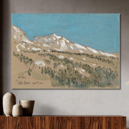 Monte Hoodoregon Childe Hassam chs40 quadro stampato su tela