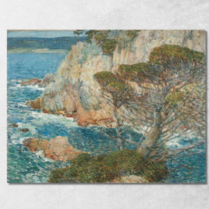 Punto Lobos Childe Hassam chs50 quadro stampato su tela