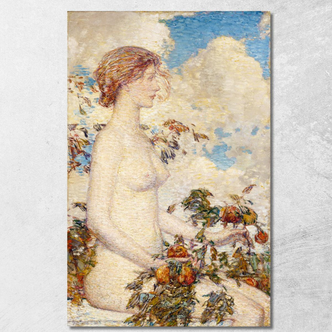 Pomona Childe Hassam chs51 quadro stampato su tela