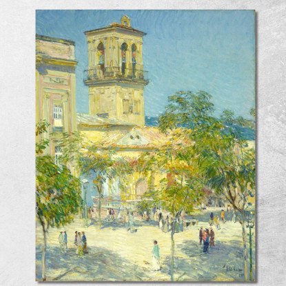 Via Del Gran Capitano Córdoba Childe Hassam chs68 quadro stampato su tela