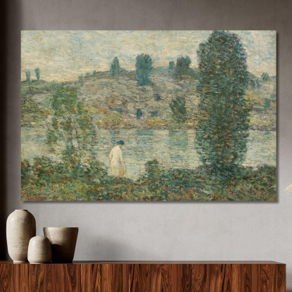 Pomeriggio D'Estate Childe Hassam chs69 quadro stampato su tela