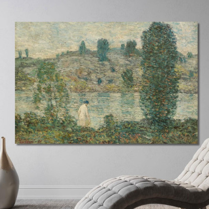 Pomeriggio D'Estate Childe Hassam chs69 quadro stampato su tela