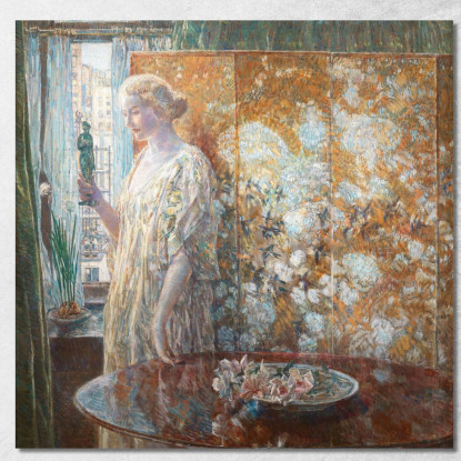 Tanagra I Costruttori New York Childe Hassam chs72 quadro stampato su tela