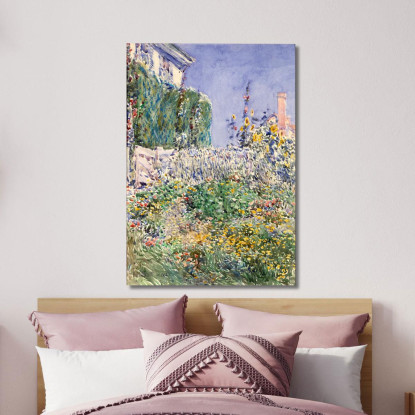 Il Giardino Di Thaxter Childe Hassam chs73 quadro stampato su tela